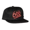 Keep It 666 - Snapback Hat -Layered Shop 666redsnapback1