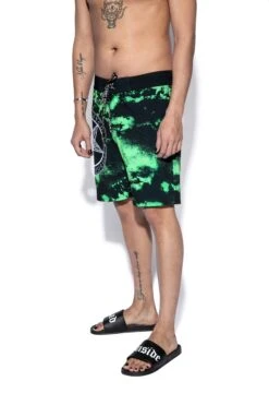 Believe In Yourself - Green Lightning Board Shorts -Layered Shop BCC Feb2021 157
