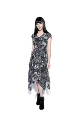 Baroque - Lace-up Back Mesh Dress -Layered Shop BCC Feb2021 244