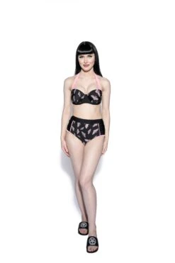 Pink Bat High Waist Swim Bottom -Layered Shop BCC Feb2021 296 094b2126 4b0f 4c48 bc08 e3ebd7bb8f7d