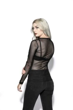 Dead Inside - Mesh Women's Long Sleeve Tee -Layered Shop BCC Feb 2020 73