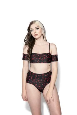 Pentagram Rose High Waist Swim Bottom -Layered Shop BCC June2020 124