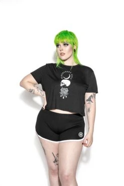 Spirits Of The Dead - Flowy Crop Tee