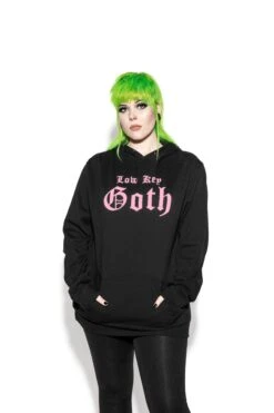 Low Key Goth - Hooded Pullover Sweater -Layered Shop BCC Mar2021 Dre 63