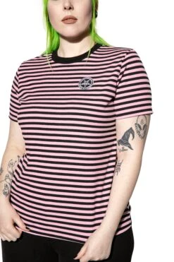 Believe In Yourself - Pink Striped Women's Tee -Layered Shop BCC Mar2021 Dre 80 fa08e0ff 5b18 477b b09f 6431c6c53649