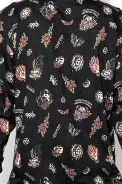 Ouija Flash - Color Block Hooded Pullover -Layered Shop BCC May2021 223b