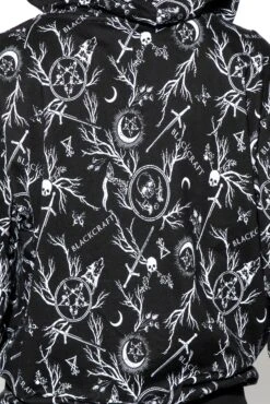 Demons Print - Color Block Hooded Pullover -Layered Shop BCC May2021 227b