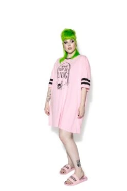 Pink Never Trust The Living - Dorm Shirt -Layered Shop BCC May2021 335