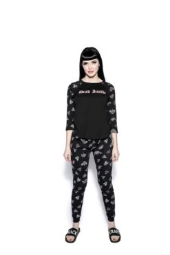 Pastel Death Moth - Women's Thermal PJ Set -Layered Shop BCC Oct19th2021 09