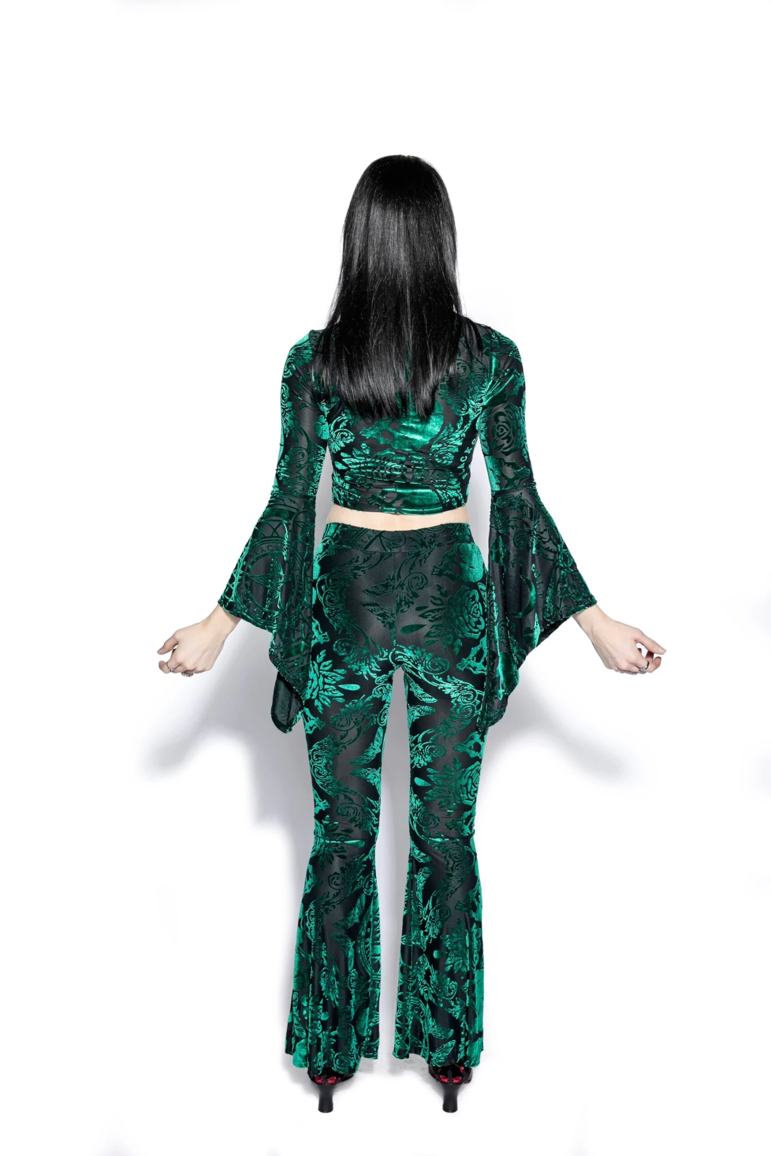 Green Baroque - Velvet Top 4 Green Baroque - Velvet Top - Image 2