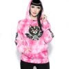 Frickin' Bats - Pink Tie Dye Hooded Pullover -Layered Shop BCC Oct19th2021 52