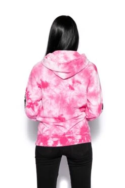 Frickin' Bats - Pink Tie Dye Hooded Pullover -Layered Shop BCC Oct19th2021 54