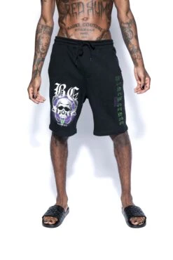Snake Skull Sweat Shorts