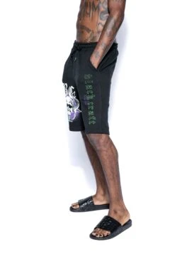 Snake Skull Sweat Shorts -Layered Shop BCC Oct302021 Braxton 35