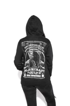 Ouija Cat - Hooded Pullover Sweater -Layered Shop BCC Sept2020 111