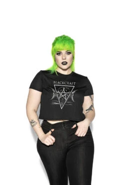 Coven - Flowy Crop Tee -Layered Shop CovenMB Flowy crop mock4