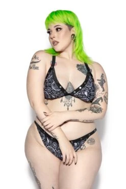 Dream State Studded Bikini Bottom -Layered Shop Drestuddedbikini top front1