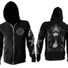 Evil Eye Bonfire - Zip Up Hoodie -Layered Shop EvilEyeBonfireMenMock 1