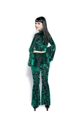 Green Baroque - Velvet Top 13 Green Baroque - Velvet Top -Layered Shop GreenBaroqueVelvettop1