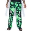 Green Lightning Dye - Unisex Lounge Pant -Layered Shop GreenLightningLoungePants