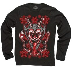 Not A Devil - Long Sleeve Tee -Layered Shop Krampus longsleeve front