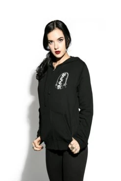 Never Trust The Living - Zip Up Hoodie -Layered Shop NeverTrustThelivingzipUp2