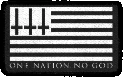 One Nation No God - Embroidered Patch