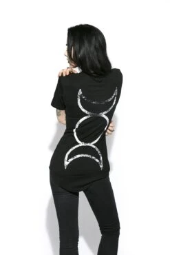 Triple Moon - Unisex Tall Tee -Layered Shop TripleMoonTall5