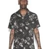 Tropic Gothic - Button Up Shirt -Layered Shop TropicGothMenTop1