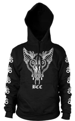 Unholy Bat - Hooded Pullover Sweater -Layered Shop Unholybat pullover mock1