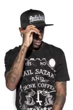 Antichrist - Snapback Hat -Layered Shop antichristsnap front1