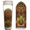 Sunday Sermon - Candle -Layered Shop baphomet candle stainglass mock