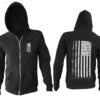 One Nation No God - Zip Up Hoodie -Layered Shop flag hoodie zip mock 80d7fed1 a259 4c30 8b34 c40637b1cba0