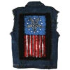 God Free America - Back Patch -Layered Shop goatflag backpatchmock