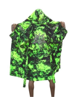 Dead Inside - Green Lightning Robe -Layered Shop greenlightningrobe mockfix 2