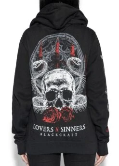 Lovers And Sinners - Zip Up Hoodie