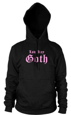 Low Key Goth - Hooded Pullover Sweater -Layered Shop lowkeygoth hoodie