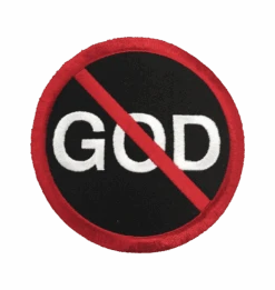 No God - Embroidered Patch