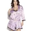Demons Purple - Satin Robe -Layered Shop pastelrobefrontclose1