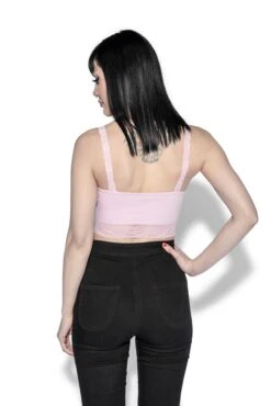 Pink Dead Inside - Bralette -Layered Shop pinkbraletteback1