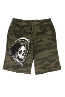 Reaper Head Camo Sweat Shorts