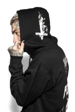 Poison - Heavyweight Hooded Zip Up Sweater -Layered Shop religionpoisonsheavyzip1