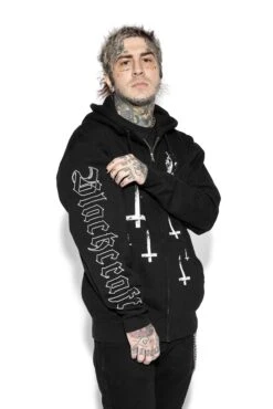 Poison - Heavyweight Hooded Zip Up Sweater -Layered Shop religionpoisonsheavyzip4