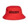 Sinner - Red Bucket Hat -Layered Shop sinnerredbuckethat