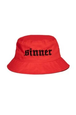 Sinner - Red Bucket Hat