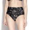 Tropic Gothic High Waisted Bikini Bottom -Layered Shop tropicalgoth bottom front1