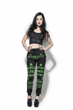Ouija - Green Print Joggers -Layered Shop unnamed 6